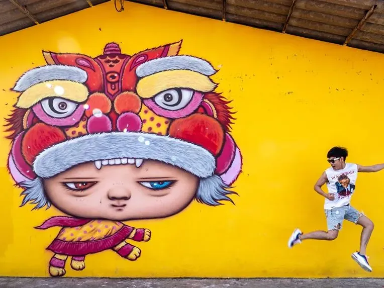 Alex Face mural